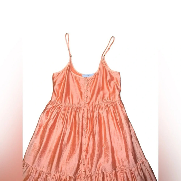 ENDLESS ROSE BUTTON DETAIL TIERED MAXI DRESS XS - Picture 6 of 8